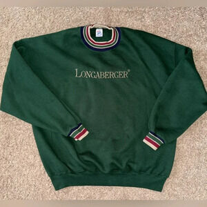 Vintage Longaberger Crewneck Sweater Embroidered Size 2X  *read*